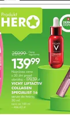 SuperPharm Serum do twarzy Vichy Liftactiv Collagen Specialist 16 oferta