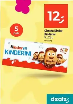 Dealz Ciastka Kinder oferta