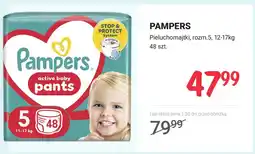 Rossmann Pieluchomajtki Pampers rozm. 5 oferta