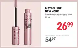 Rossmann Tusz do rzęs wydłużający Black MAYBELLINE NEW YORK oferta