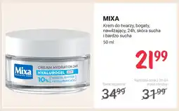 Rossmann Krem do twarzy bogaty nawilżający 24h skóra sucha i bardzo sucha Mixa oferta