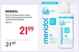 Rossmann Płyn do płukania jamy ustnej Meridol walczy z przyczyną krwawienia i podrażnienia dziąseł oferta