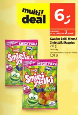 Dealz Kwaśne żelki Nimm2 Śmiejżelki Happies oferta