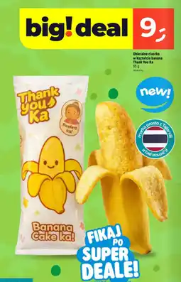 Dealz Obieralne ciastko w kształcie banana Thank You Ka oferta