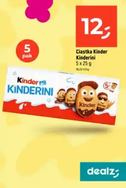 Dealz Ciastka Kinder Kinderini oferta