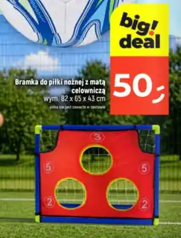 Dealz Bramka do piłki nożnej z matą celowniczą oferta