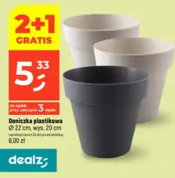 Dealz Doniczka plastikowa oferta