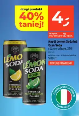 Dealz Napój Lemon Soda lub Oran Soda oferta