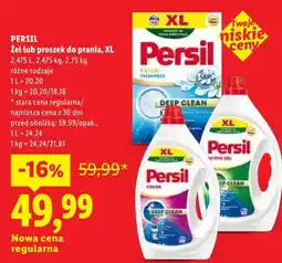 Lidl Żel do prania PERSIL XL oferta