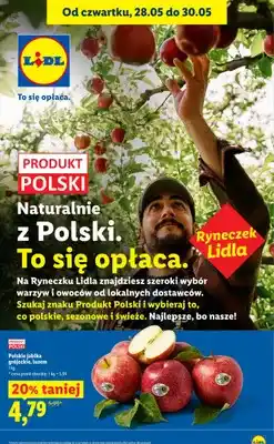 Lidl Jabłka grójeckie polskie luzem oferta