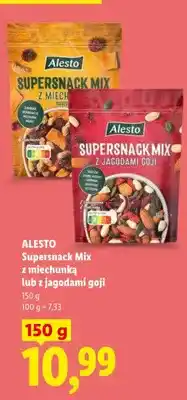 Lidl Supersnack Mix z jagodami goji Alesto oferta