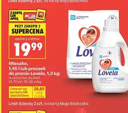 Biedronka Mleczko do prania Lovela oferta