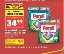 Biedronka Kapsułki do prania Persil Caps Color oferta