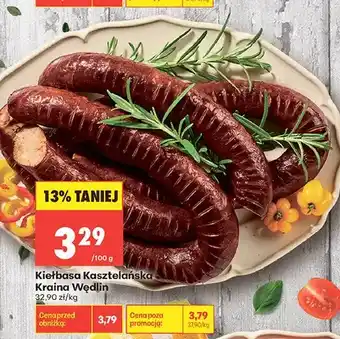 Biedronka Kiełbasa Kasztelańska Kraina Wędlin oferta