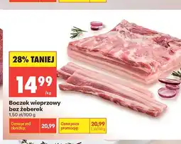 Biedronka Boczek wieprzowy bez żeberek oferta