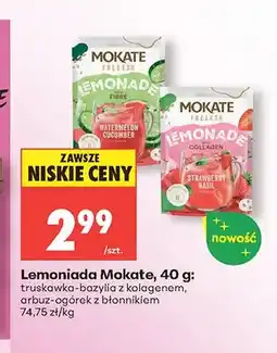 Biedronka Lemoniada Mokate truskawka-bazylia z kolagenem oferta