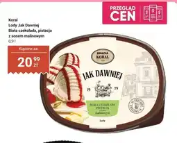 Dino Lody Jak dawniej biała czekolada, pistacja z sosem malinowym oferta