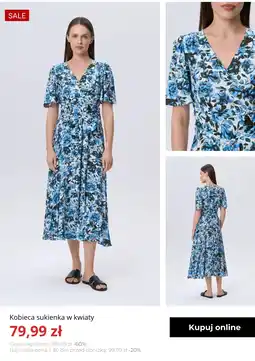 Greenpoint Kobieca sukienka w kwiaty oferta