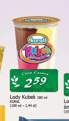 Cezar Delikatesy Lody Kubek oferta