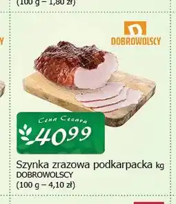 Cezar Delikatesy Szynka zrazowa podkarpacka Dobrowolscy oferta