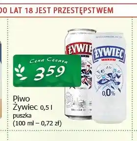 Cezar Delikatesy Piwo Żywiec oferta