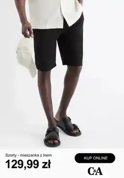 C&A Szorty - mieszanka z lnem C&A oferta