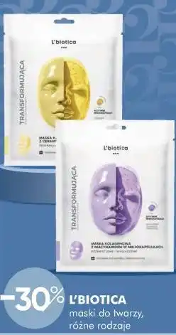 SuperPharm L'biotica maski do twarzy oferta