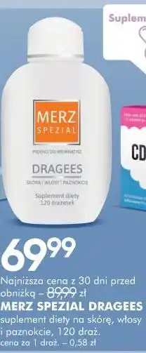 SuperPharm Merz Spezial Dragees suplement diety oferta