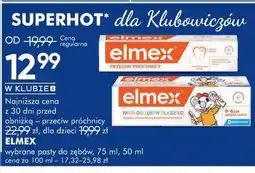 SuperPharm ELMEX wybrane pasty do zębów oferta