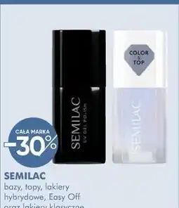 SuperPharm SEMILAC bazy, topy, lakiery hybrydowe, Easy Off oraz lakiery klasyczne oferta