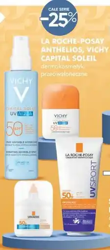 SuperPharm LA ROCHE-POSAY ANTHELIOS, VICHY CAPITAL SOLEIL dermokosmetyki przeciwsłoneczne oferta