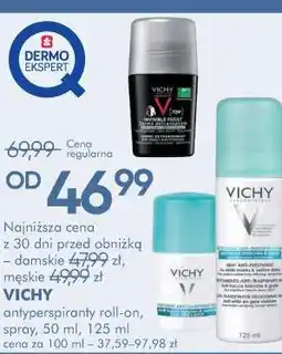 SuperPharm VICHY antyperspiranty roll-on, spray oferta