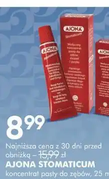 SuperPharm Ajona Stomaticum koncentrat pasty do zębów oferta