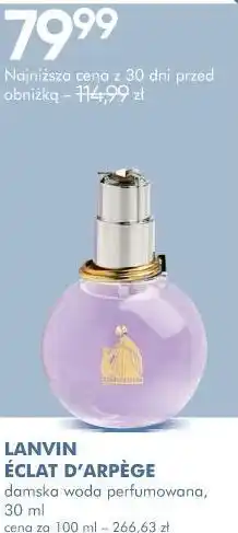 SuperPharm LANVIN ÉCLAT D'ARPÈGE damska woda perfumowana oferta