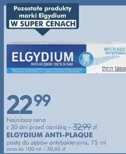 SuperPharm ELGYDIUM ANTI-PLAQUE pasta do zębów antybakteryjna oferta