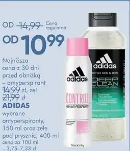 SuperPharm ADIDAS wybrane antyperspiranty, żel pod prysznic oferta