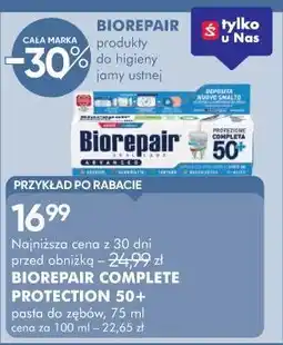 SuperPharm BIOREPAIR COMPLETE PROTECTION 50+ pasta do zębów oferta