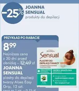 SuperPharm JOANNA SENSUAL plastry do depilacji twarzy oferta