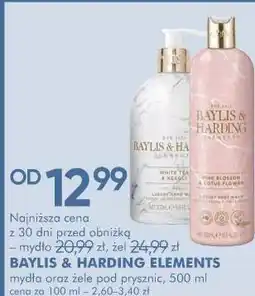 SuperPharm BAYLIS & HARDING ELEMENTS mydła oraz żele pod prysznic oferta