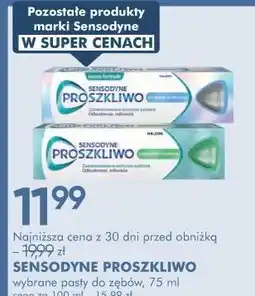 SuperPharm SENSODYNE PROSZKLIWO wybrane pasty do zębów oferta