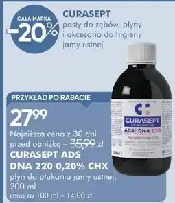 SuperPharm CURASEPT ADS DNA 220 0,20% CHX płyn do płukania jamy ustnej oferta