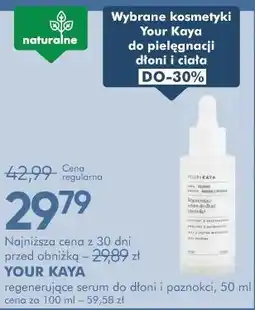 SuperPharm YOUR KAYA regenerujące serum do dłoni i paznokci oferta