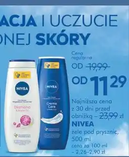 SuperPharm NIVEA żele pod prysznic oferta