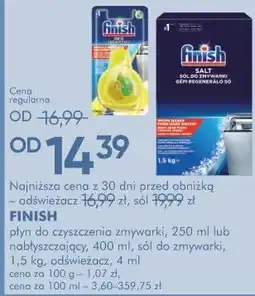 SuperPharm FINISH płyn do czyszczenia zmywarki, sól do zmywarki lub odświeżacz oferta