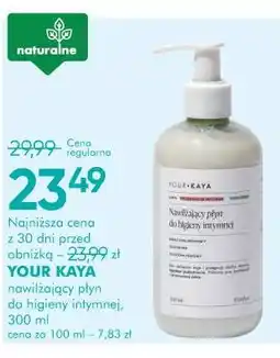 SuperPharm YOUR KAYA nawilżający płyn do higieny intymnej oferta