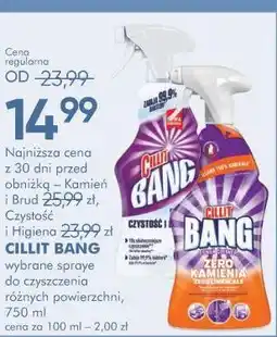 SuperPharm CILLIT BANG wybrane spraye do czyszczenia różnych powierzchni oferta