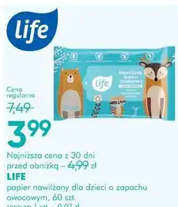 SuperPharm LIFE papier nawilżany dla dzieci o zapachu owocowym oferta