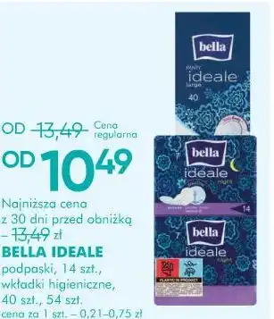 SuperPharm BELLA IDEALE podpaski, wkładki higieniczne oferta