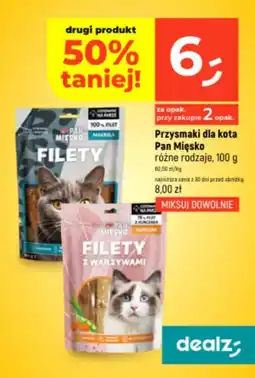 Dealz Przysmaki dla kota Pan Mięsko oferta