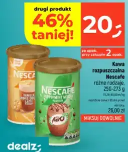 Dealz Kawa rozpuszczalna Nescafe oferta